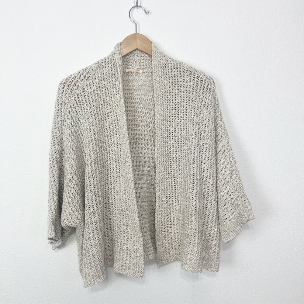 ✨Eileen Fisher✨Crochet Open Front Cardigan 🌸